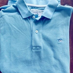 Men’s Southern Tide Skipjack Polo Ocean Blue Small